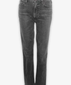 Goldsign The Comfort High Rise Boot Jean In Ash Black Just In