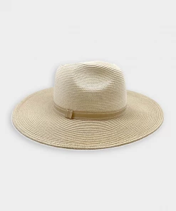 Hat Attack Two Tone Continental In Ivory/Natural