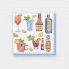 Caspari Happy Hour Paper Cocktail Napkins Home & Beauty