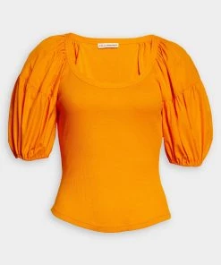 Ulla Johnson Harlowe Pullover Top In Marigold