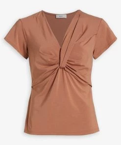 A.L.C. Helen Tee Top In Bronze Tone Just In