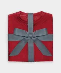 EBERJEY Just In Henry Men's Long PJ Set With Ribbon In Haute Red