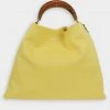 MARNI Hobo Calfskin Medium Shoulder Bag In Yellow