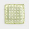 Caspari Just In Holly Trellis Square Paper Salad & Dessert Plates