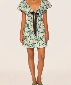 Agua By Agua Bendita Just In Horizonte Dos Gardenias Celeste Mini Dress