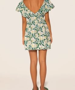 Agua By Agua Bendita Just In Horizonte Dos Gardenias Celeste Mini Dress