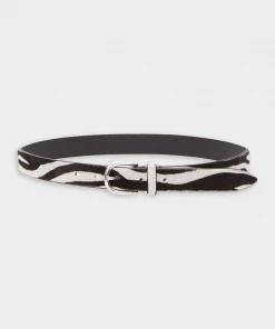 Isabel Marant Zap Belt In Black And White Just In