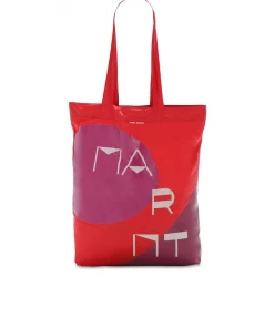 Isabel Marant Featured Designers Woom Cabas Bag In Red