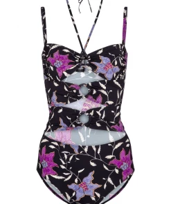 Isabel Marant Étoile Stiza Swimsuit In Faded Night Featured Designers