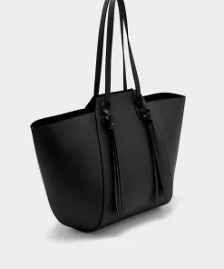 Ulla Johnson Imogen Large Carryall Tote In Noir Leather