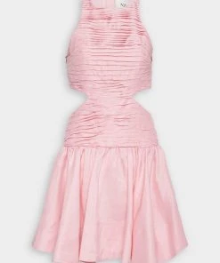 Aje. Just In Introspect Cut-Out Mini Dress In Rose Pink