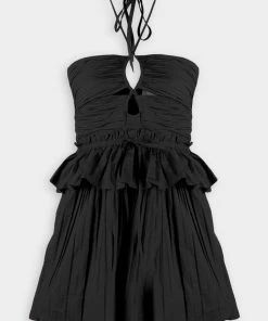 Ulla Johnson Isidro Playsuit In Noir Just In