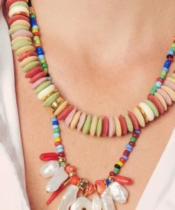 Lizzie Fortunato Isola Necklace In Rainbow Bags & Accessories