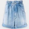 Isabel Marant Étoile Itea Shorts In Light Blue Featured Designers