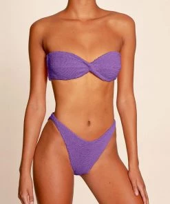 Hunza G Jean Bikini Set In Lilac Just In