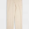 Jonathan Simkhai Standard Verona Straight Leg Pants In Wheat Just In