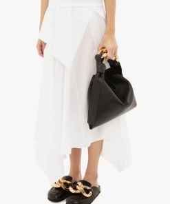 JW Anderson Small Chain Hobo Bag In Black Just In