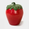 JW Anderson Strawberry Ceramic Candle In Red