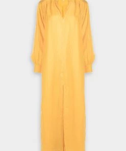 FRAME Kaftan Maxi Dress In Kumquat Just In