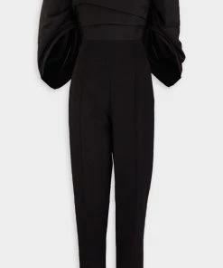 Solace London Kasey Jumpsuit In Black Just In