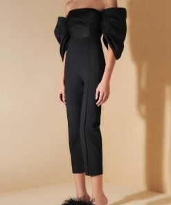 Solace London Kasey Jumpsuit In Black Just In