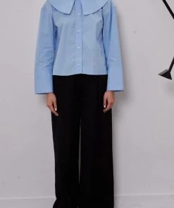Loulou Studios Just In Ketam Button-Down Shirt In Blue