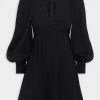 ZIMMERMANN Keyhole Mini Dress In Black Featured Designers