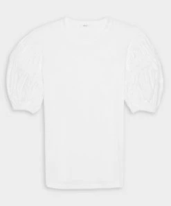 A.L.C. Just In Kora Cotton Tee In White