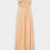 FAITHFULL THE BRAND Just In La Costa Maxi Dress In Plain Warm Sand