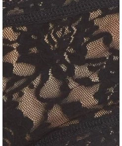 Hanky Panky Just In Lace Boy Short Black 5 Hanky Panky Just In Lace Boy Short Black