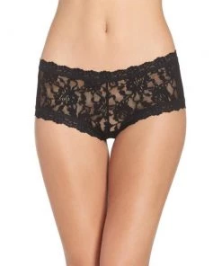 Hanky Panky Just In Lace Boy Short Black