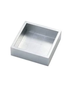 Caspari Lacquer Cocktail Napkin Holder In Silver Just In