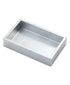 Caspari Lacquer Guest Towel Napkin Holder In Silver Just In