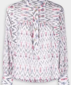 Isabel Marant Étoile Lally Top In Ecru