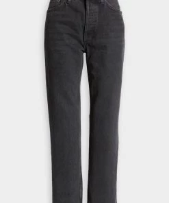 AGOLDE Just In Lana Crop Mid Rise Vintage Straight Jean In Rhyme