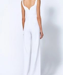 ALEXIS Just In Laurenza Jumpsuit In Alabaster