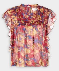 Isabel Marant Étoile Just In Layona Top In Burnt Henna
