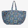 La DoubleJ Bags & Accessories Reversible Tote Bag In Kaleidoscope Bluette
