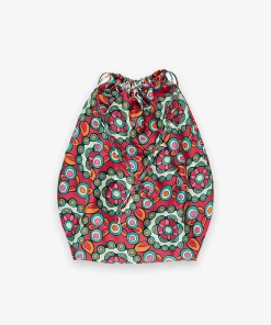 La DoubleJ Bags & Accessories Silk Sack Bag In Kaleidoscope Fuxia