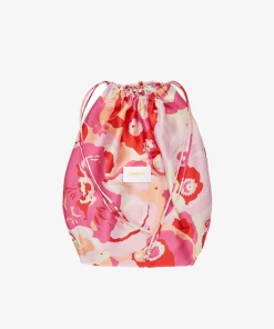 La DoubleJ Silk Sack Bag In Peonia Rosa