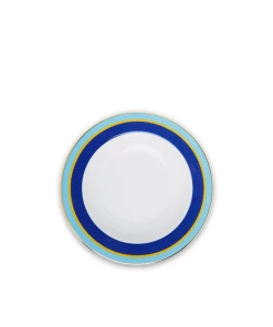 La DoubleJ Housewives Home & Beauty Soup Plate In Rainbow Blu
