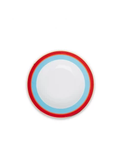 La DoubleJ Housewives Soup Plate In Rainbow Azzurro Just In