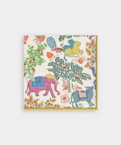 Caspari Home & Beauty Le Jardin De Mysore Paper Cocktail Napkins