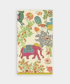 Caspari Le Jardin De Mysore Paper Guest Towel Napkins Home & Beauty