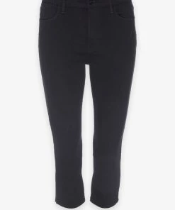FRAME Just In Le Pedal Cropped Jean In Film Noir