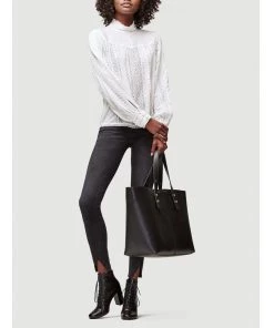 FRAME Le Skinny Asymmetric Just In