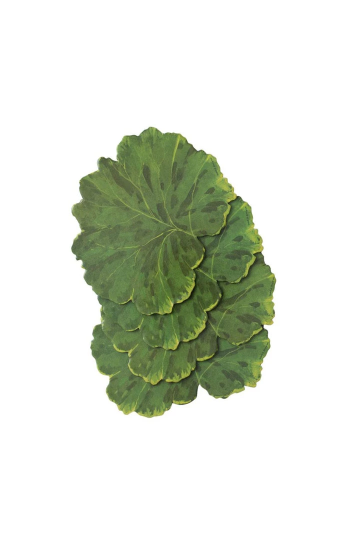 Caspari Leaf Die-Cut Coasters - Set Of 4 Just In 1 Caspari Leaf Die-Cut Coasters - Set Of 4 Just In