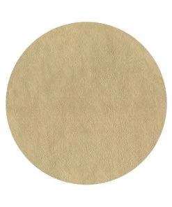 Caspari Leather Felt-Backed Placemat In Gold Just In