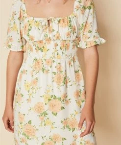 FAITHFULL THE BRAND Just In Lecco Mini Dress In Velma Floral Print