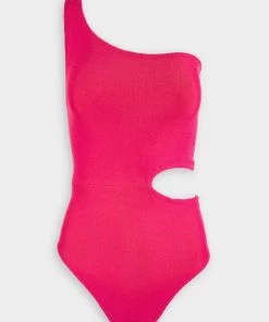 Hunza G Lena One-Piece Swimsuit In Fuchsia Just In